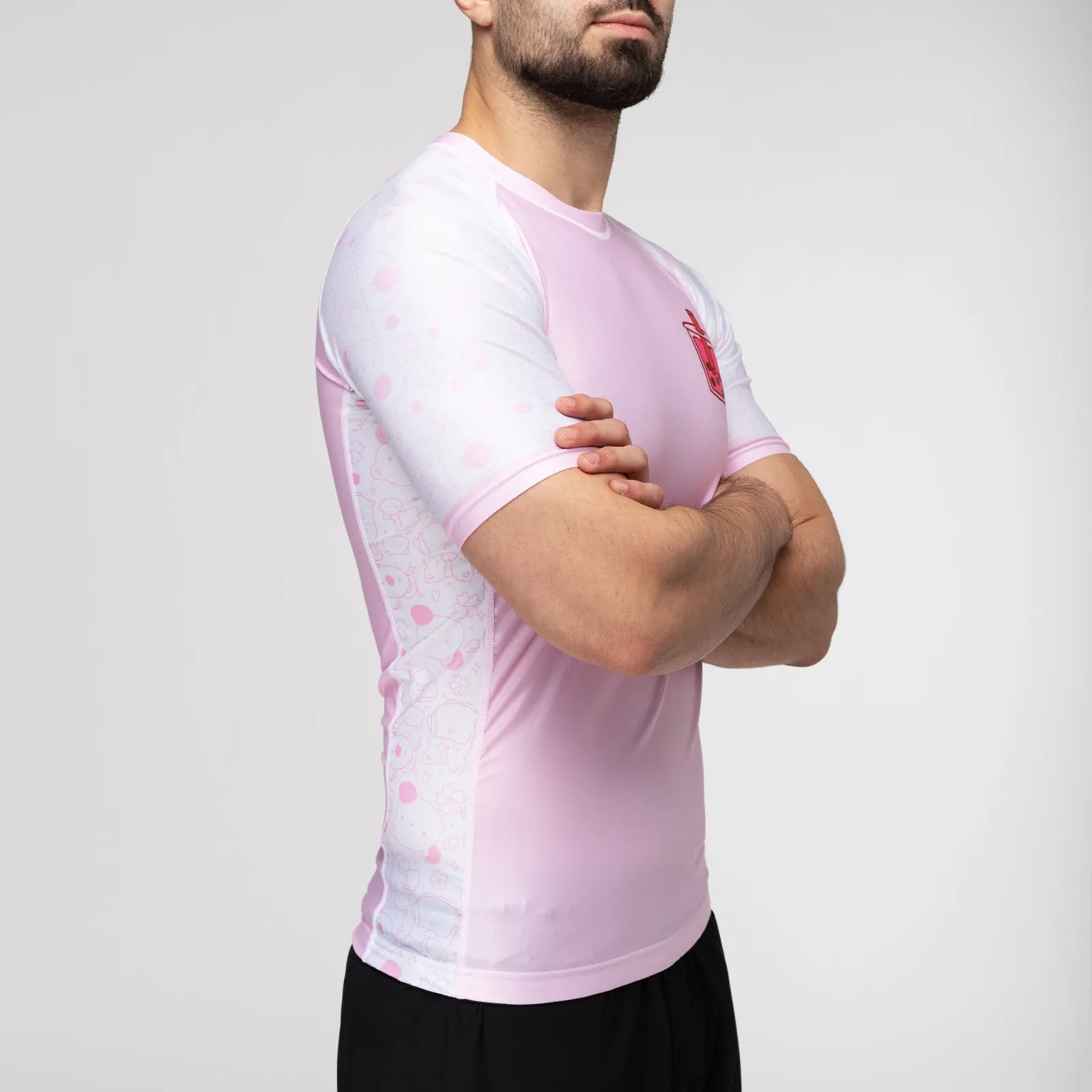 Rolling Society "Boba Pink" Rash Guard Mens