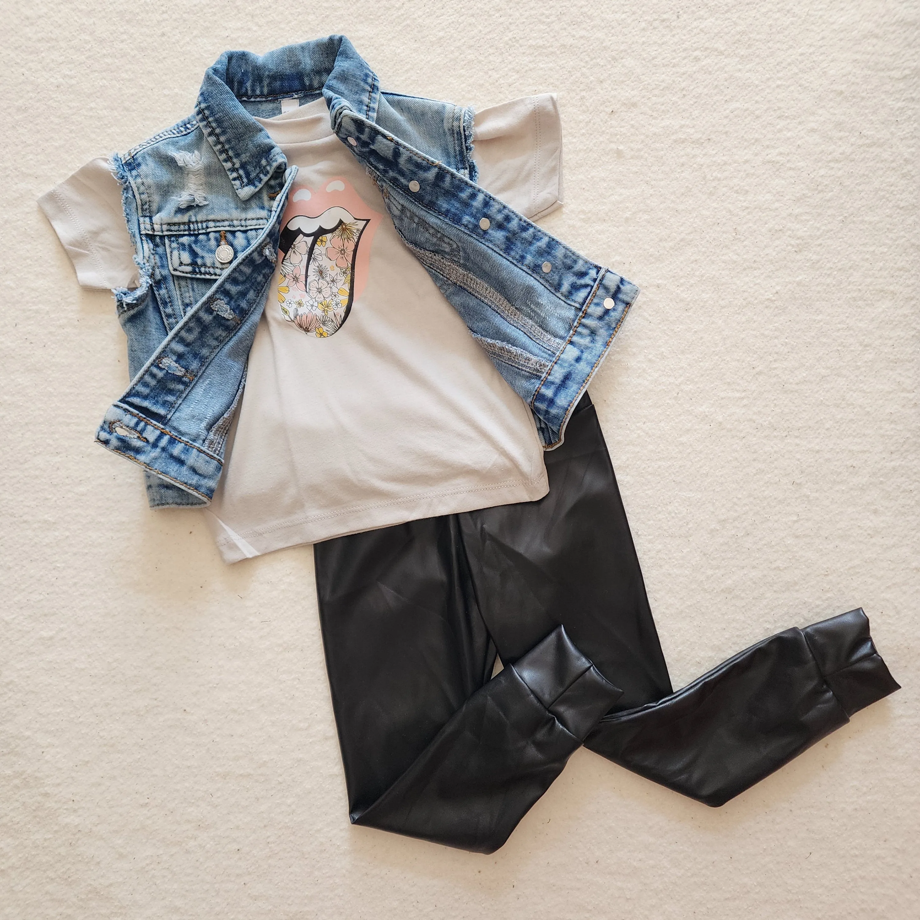 Rolling Stones Floral Tee