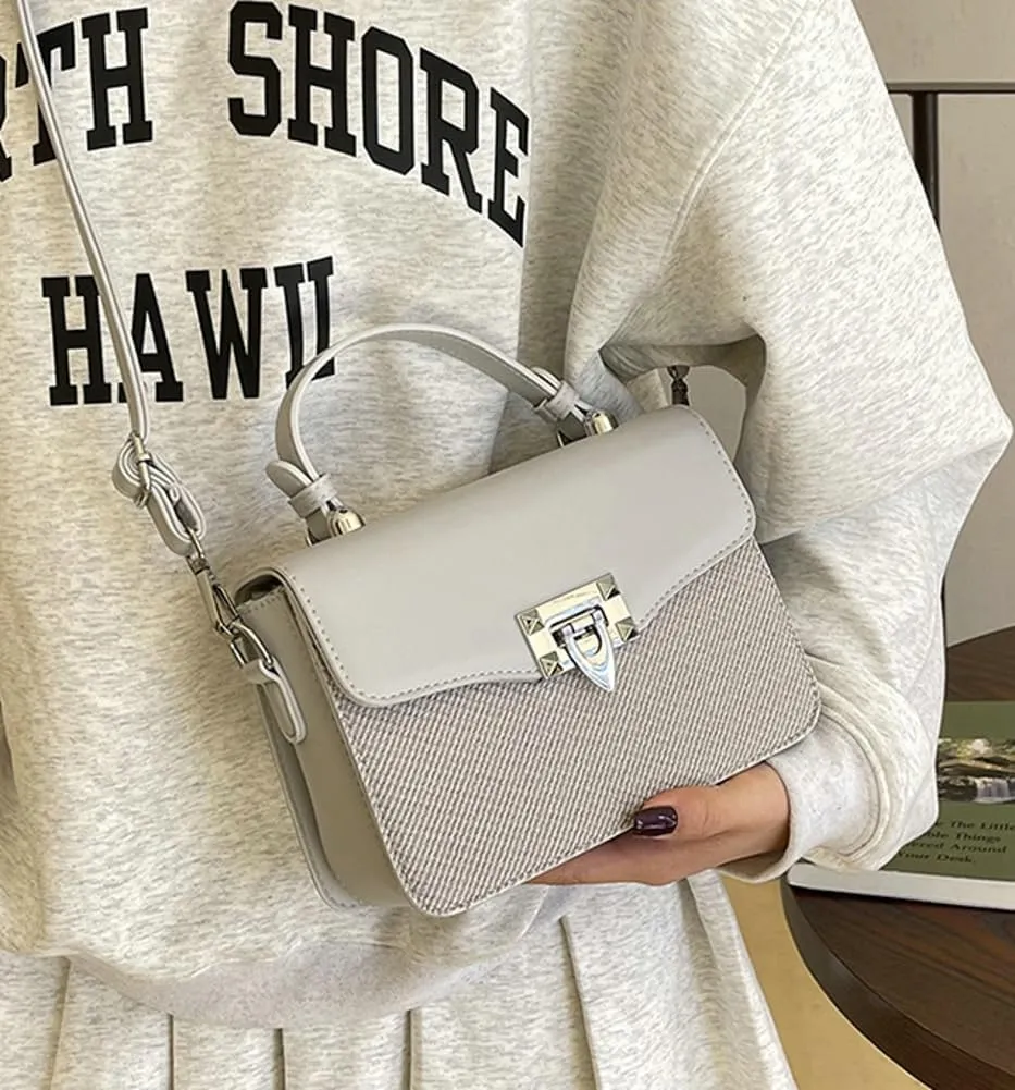 Rungion Casual Trendy Handbag Purses for Women Vegan Leather Small Y2k Crossbody Bag Ladies Party Shoulder Satchels 2025