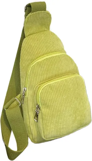 Shoulder Handbags Mini Corduroy Sling Bag Women Shoulder Bag Chest Purse Package