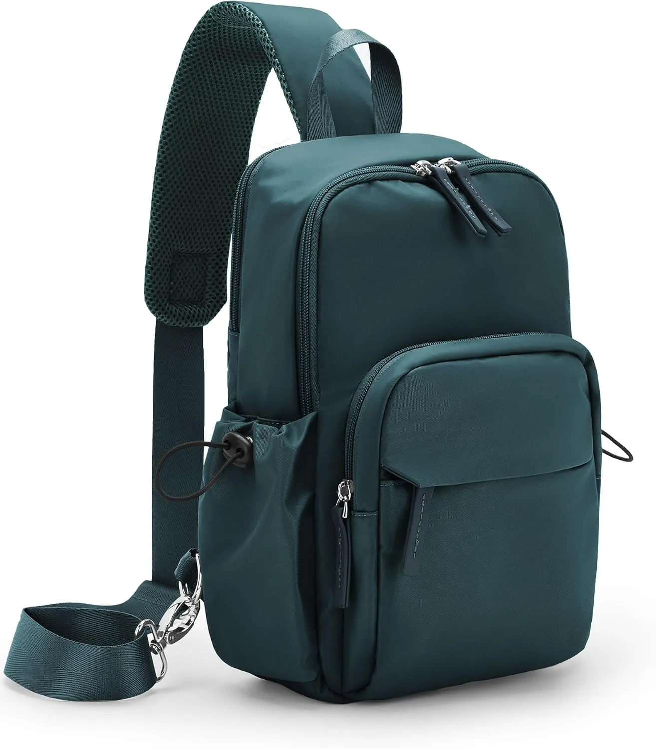 Sling Crossbody Bag for Men Women, Tactical Backpack Shoulder Daypack Mini Anti-Theft Motorcycle Chest Bags, Small One Strap Backpack for Casual Travel Hiking Outdoor Sports Blue