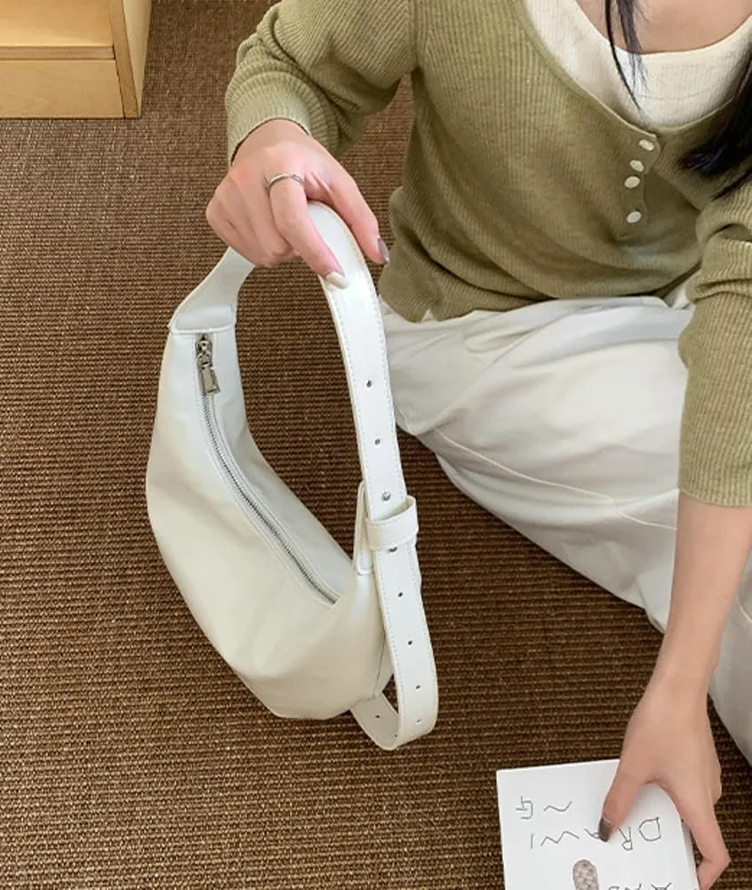 Soft Vegan Leather Shoulder Bag for Women Small Crossbody Tote Bag Ladies Casual Dumpling Handbags Satchels