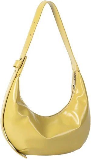 Soft Vegan Leather Shoulder Bag for Women Small Crossbody Tote Bag Ladies Casual Dumpling Handbags Satchels