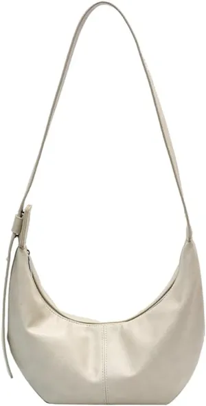 Soft Vegan Leather Shoulder Crossbody Bag for Women Small Dumpling Tote Purses Ladies Vintage Handbags Satchels