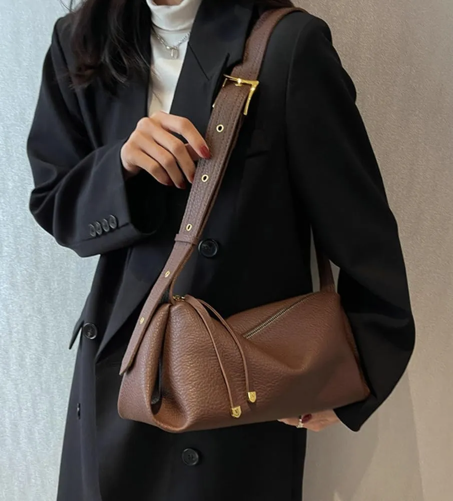 Soft Vegan Leather Shoulder Crossbody Bags for Women Small Tote Purse Casual Handbags Satchels for Daily Use