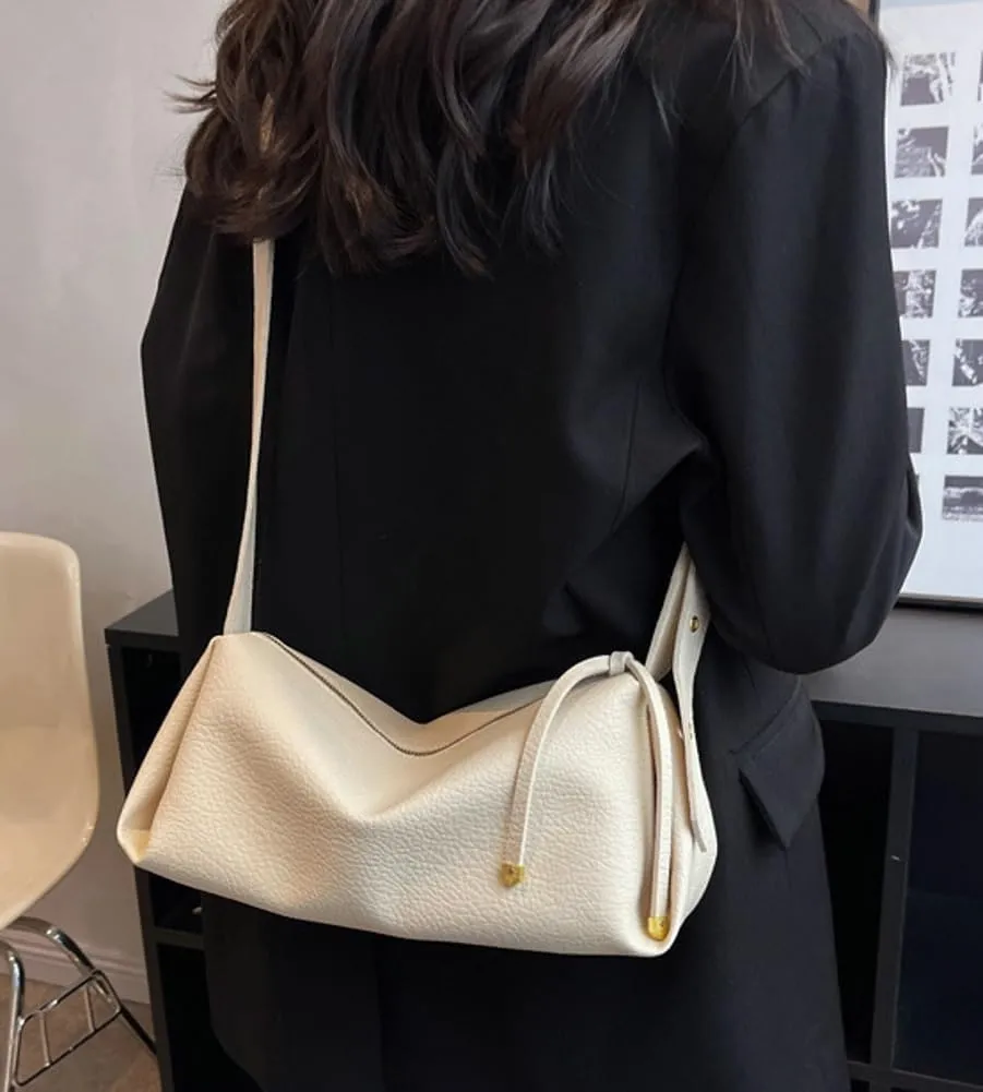 Soft Vegan Leather Shoulder Crossbody Bags for Women Small Tote Purse Casual Handbags Satchels for Daily Use