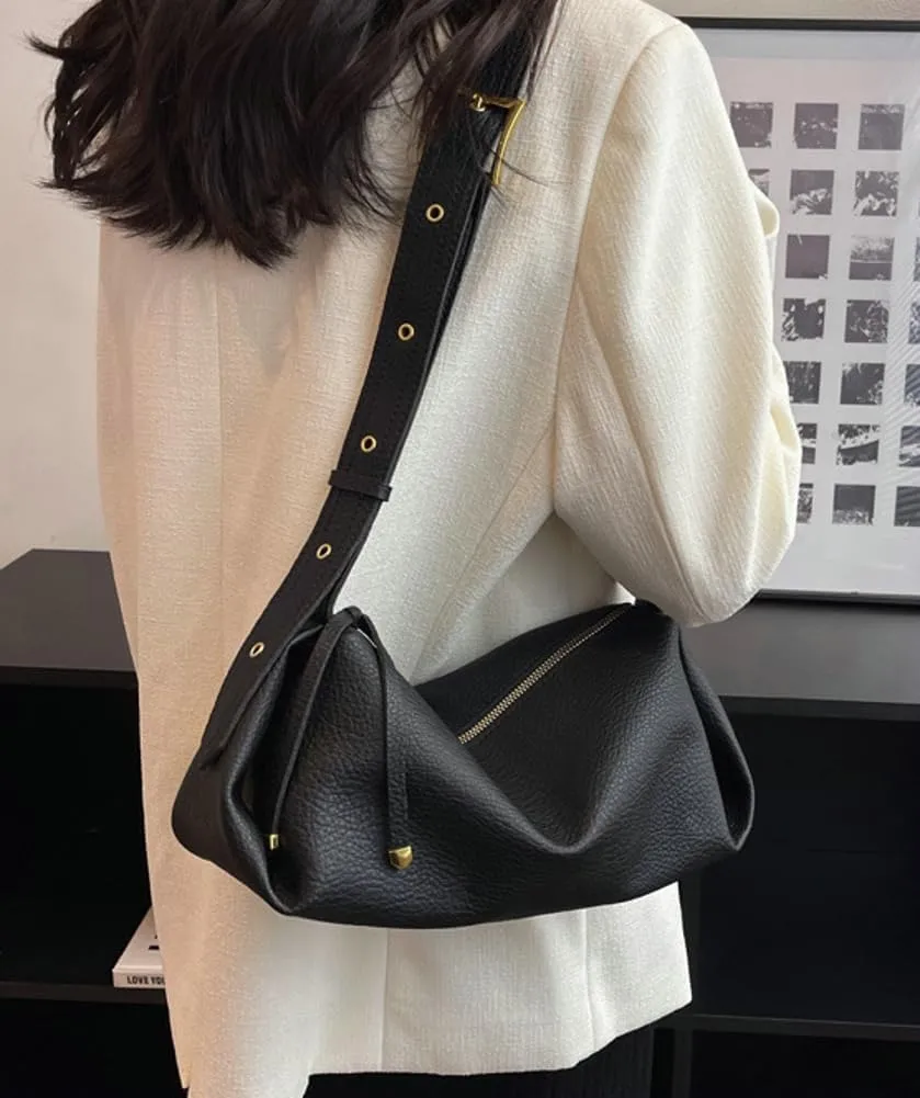 Soft Vegan Leather Shoulder Crossbody Bags for Women Small Tote Purse Casual Handbags Satchels for Daily Use