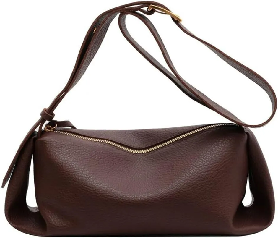 Soft Vegan Leather Shoulder Crossbody Bags for Women Small Tote Purse Casual Handbags Satchels for Daily Use