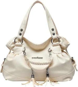 Soft Vegan Leather Shoulder Purses for Women Large Capacity Tote Handbags Trendy Top Handle Satchels 2025