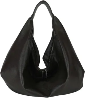 Soft Vegan Leather Tote Bag for Women Oversized Shoulder Purse Large Handbag Dumpling Satchels for Work Travel
