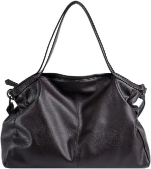 Soft Vegan Leather Tote Bags for Women Large Shoulder Crossbody Purse Casual Travel Working Handbags Satchels
