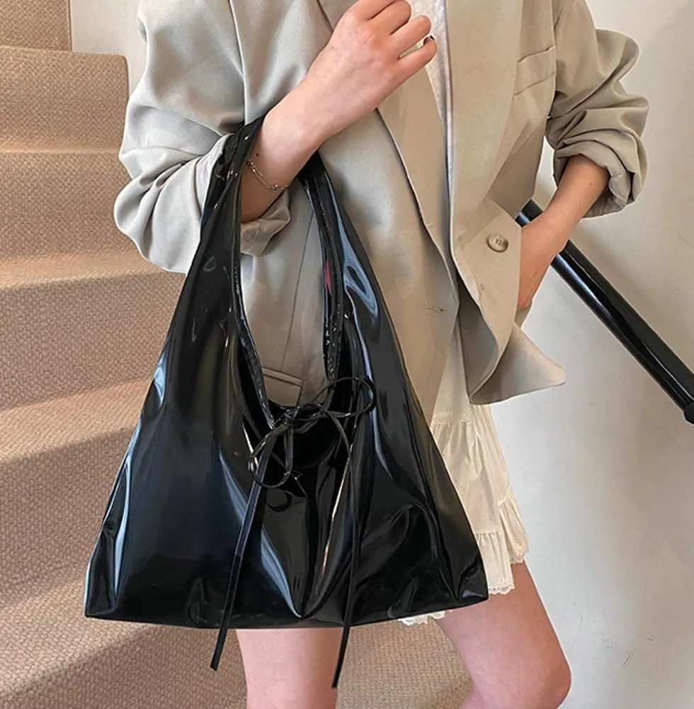 Soft Vegan Leather Tote Bags for Women Large Shoulder Purse Casual Ladies Working Handbags Top Handle Satchels