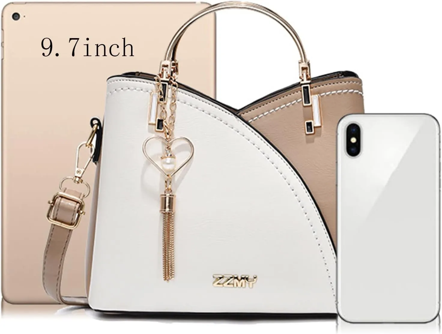 Spring And Summer Trendy Bags Ladies Handbags Shoulder Messenger Bags Large Capacity Handbag Fashion (Black, One Size)