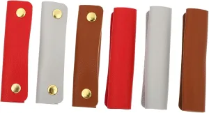 STOBOK 2sets Handbag Handle Wraps Wallet Handle Protectors Purse Saddles 3 Easy Install Covers 6pcs*2