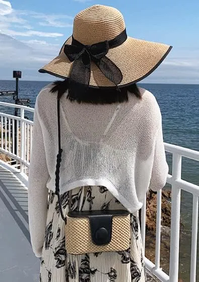 Straw Hobo Bag for Women Woven Shoulder Crossbody Bag Handbag Box Purse Small Totes for Beach