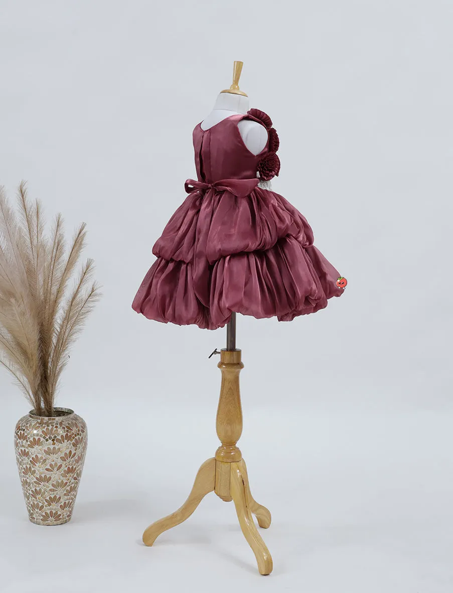 Stylish Party Wear with Flower Detailing