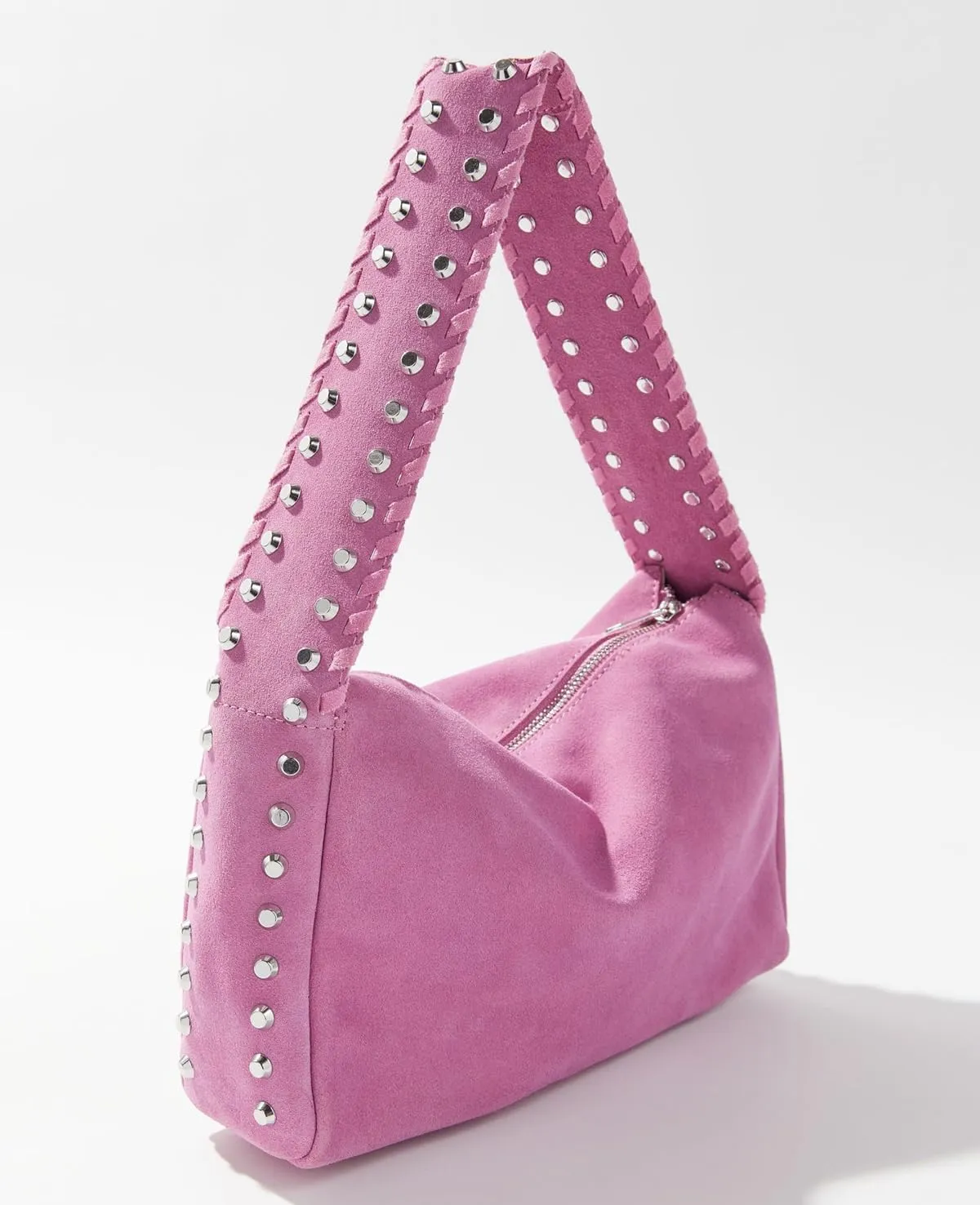 Suede Handbag Studded Purses Y2k Shoulder Bag Vegan Leather Shouder Purse Fall Suede Purse 2000s Vintage