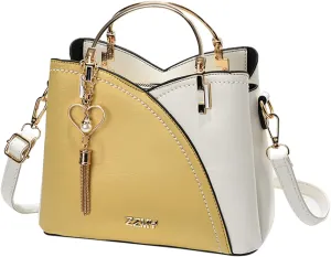 Tote Bag For Women Color Block Crossbody Handbags Ladies Shoulder Bag Messenger Bag Handbag For Shopping Travel Essential i