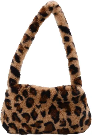 Tote Bag for Women Furry Fashion Portable Shoulder Ladies Messenger Underarm Wild Bag