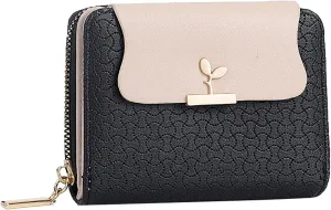 Tote Bag For Women Id Short Wallet Solid Color Bag Zipper Purse Multiple Card Slots Clutch Bag For Shopping Birthday F
