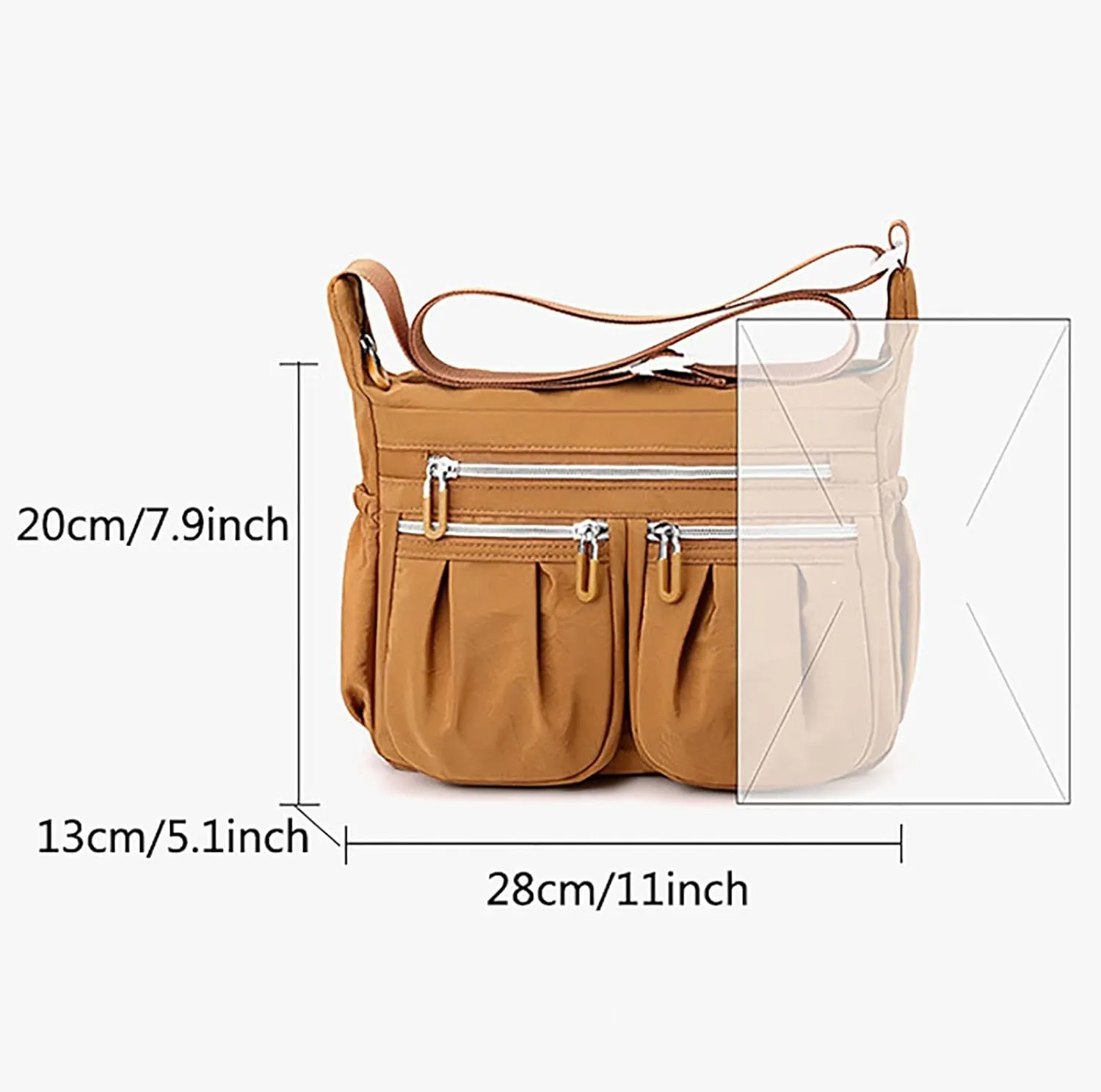 Tote Bag For Women Shoulder Handbag For Ladies Roomy Multiple Pockets Bag Women Crossbody Purse Fashion Tote Bags E