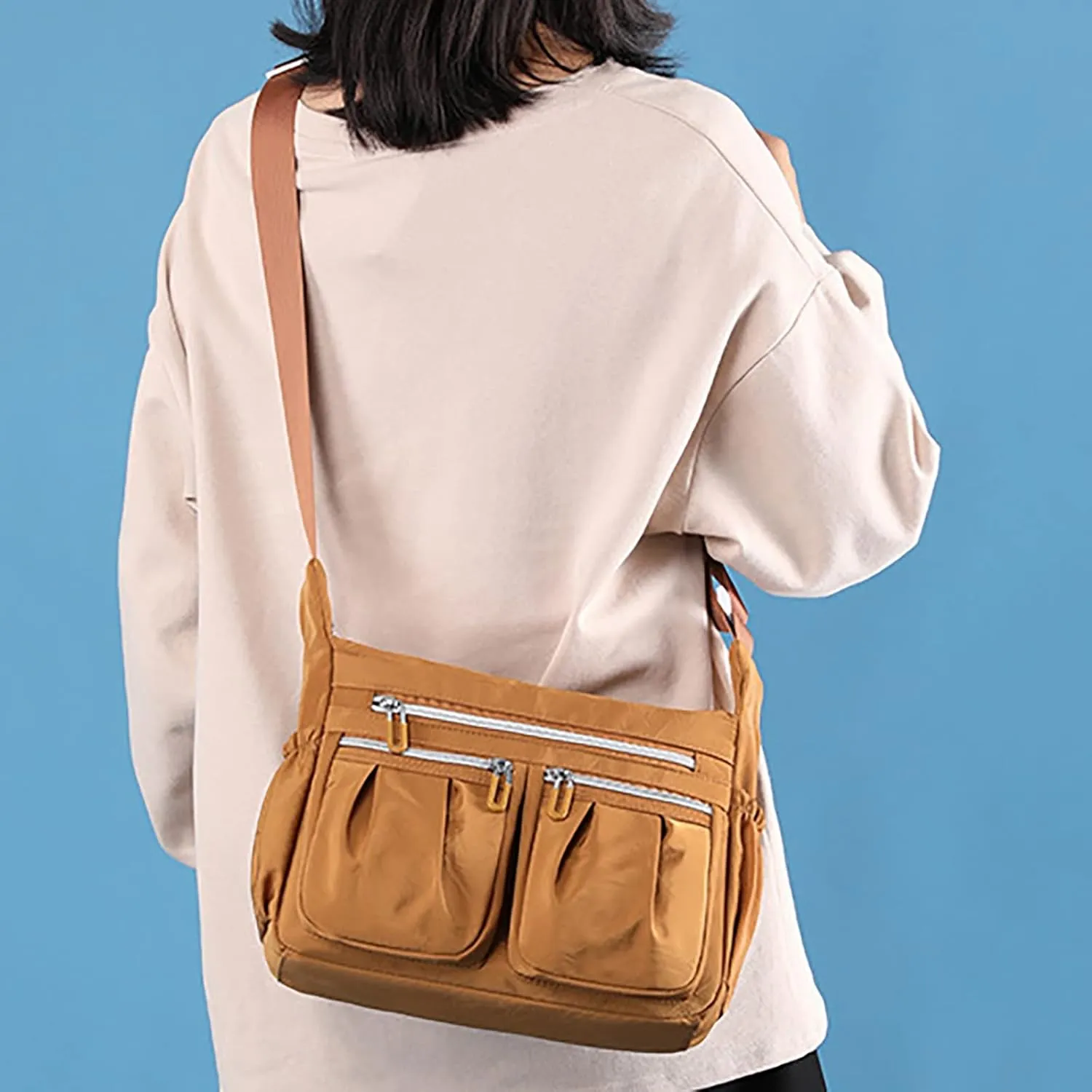 Tote Bag For Women Shoulder Handbag For Ladies Roomy Multiple Pockets Bag Women Crossbody Purse Fashion Tote Bags E