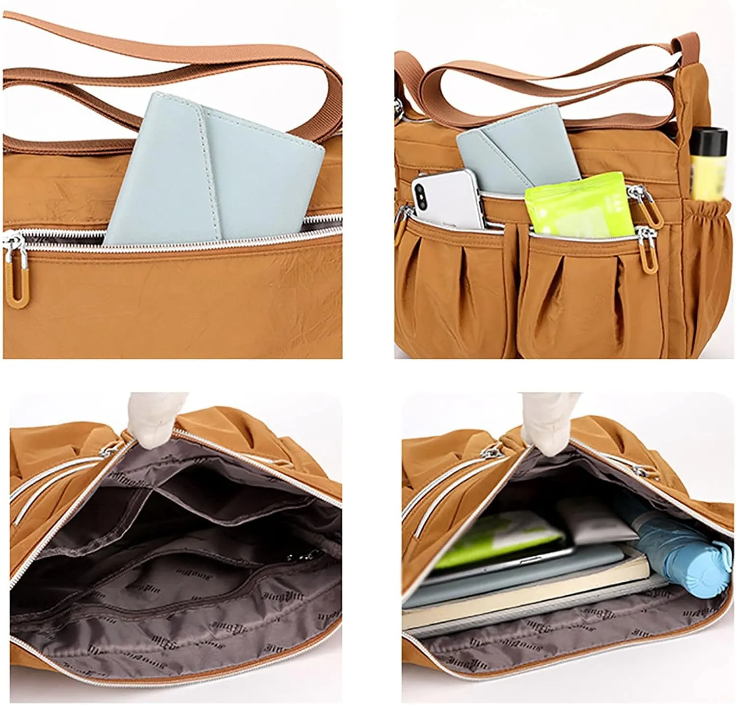Tote Bag For Women Shoulder Handbag For Ladies Roomy Multiple Pockets Bag Women Crossbody Purse Fashion Tote Bags E