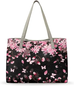 Tote Bags for Women Butterfly Shoulder Hobo Fashion Shopping Tote Bag Women's purse handbags Large Travel Totes