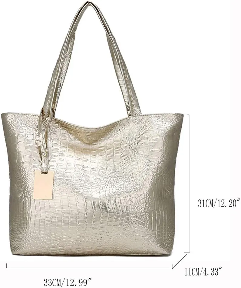 Tote Shoulder Fashion Handbag Solid Women Ladies Capacity Large Bags Nine Handbags for Women