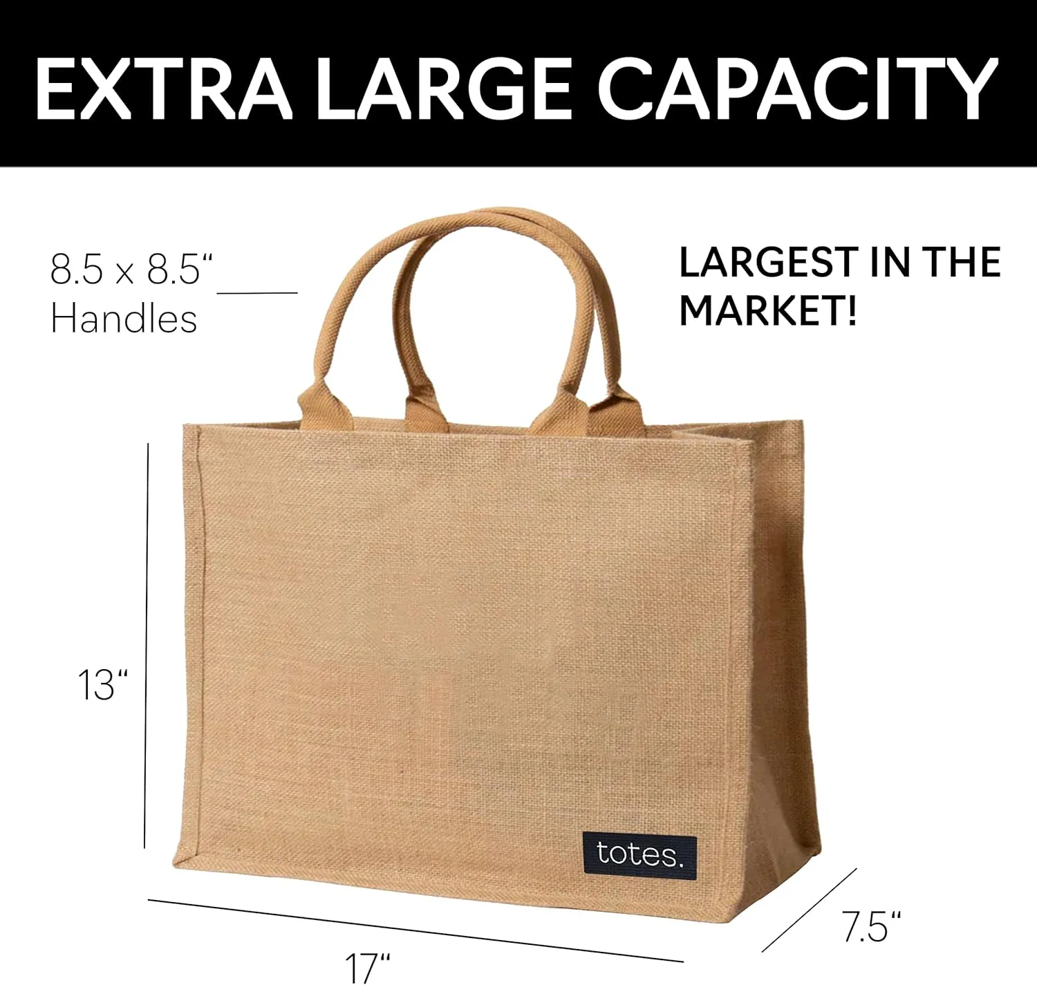 totes. Large Burlap Bags - Burlap Bag with Handles - Jute Bag  Jute Bags with Handles