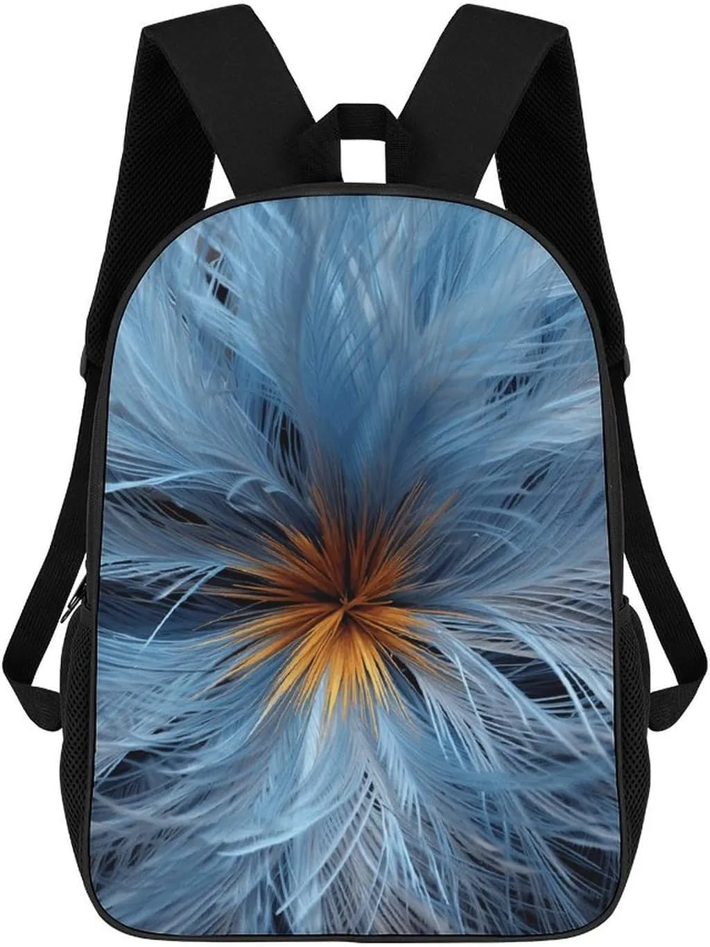 Travel Backpack Sturdy Laptop Backpacks Carry On Backpack Big Blue Flower Casual Daypack Business Work Bag Water Resistant Computer Bag Weekender Bags for Men Women Gift Bags