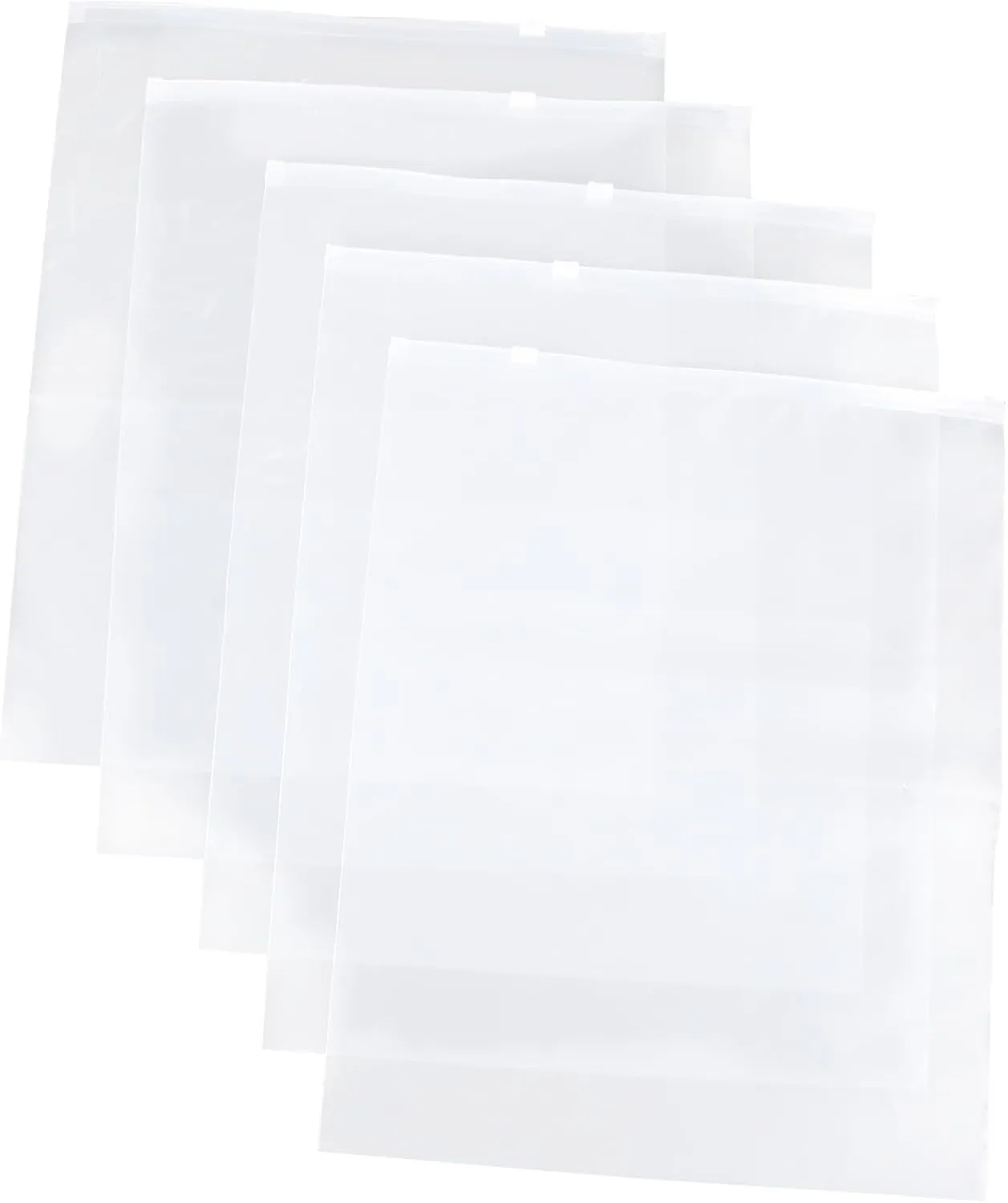 Travel Pouch Bag for Shoes 5 Pcs Clear Sealing Bag Foldable Water-resistant
