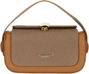 Trendy Vegan Leather Crossbody Purses for Women Small Chic Shoulder Tote Bag Satchels Buckle Top Handle Handbags 2025