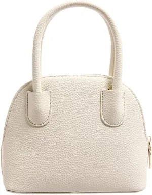 Trendy Vegan Leather Shoulder Bag for Women Small Y2k Crossbody Tote Purse Shell Handbags Top Handle Satchels