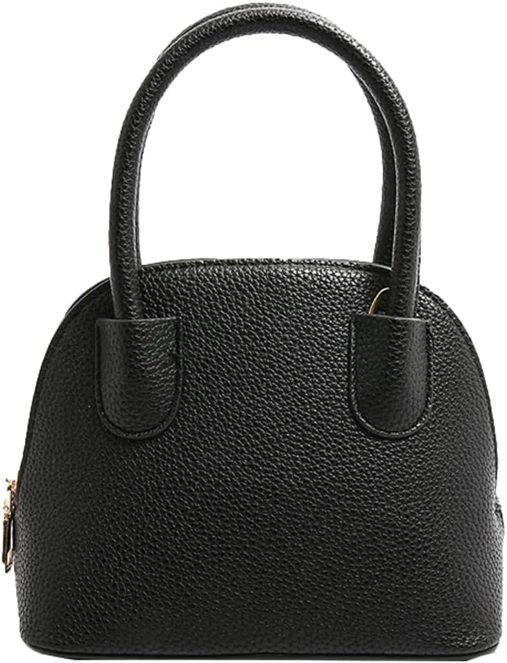 Trendy Vegan Leather Shoulder Bag for Women Small Y2k Crossbody Tote Purse Shell Handbags Top Handle Satchels