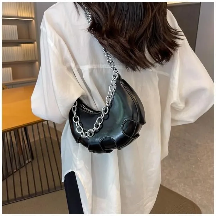 Underarm Purse Shoulder Bag Retro Classic Purse Crescent Crossbody Hobo Satchels Top-Handle Bags