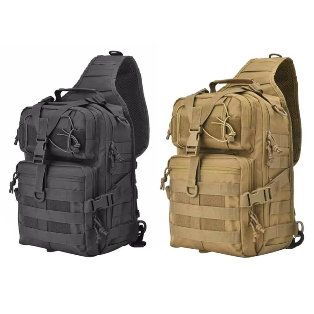 Vbiger 20L Crossbody Bag Waterproof Military Bag Outdoor Single Shoulder Bag