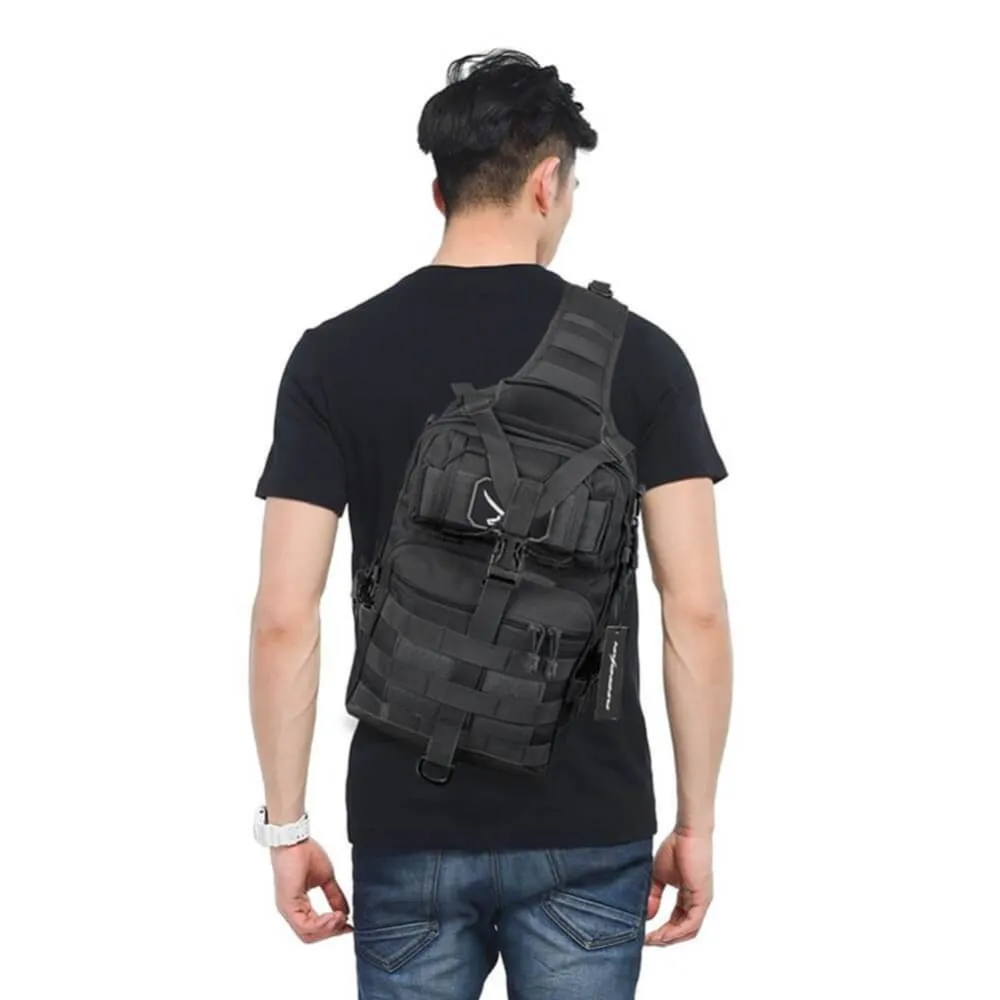 Vbiger 20L Crossbody Bag Waterproof Military Bag Outdoor Single Shoulder Bag