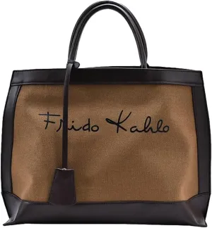 Vintage Canvas Shoulder Bag for Women Large Tote Purse Ladies Letter Handbag Satchels for Work Travel