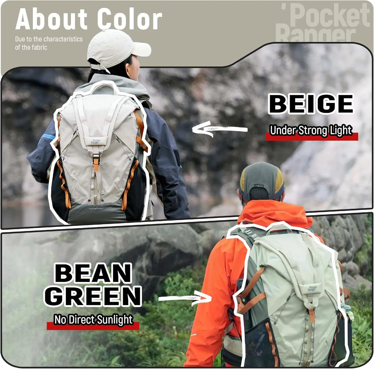 VSGO Pocket Ranger 25L 2-in-1 Photography & Outdoor Backpack  Lightweight Camera Bag for Hiking, Mountaineering, Travel