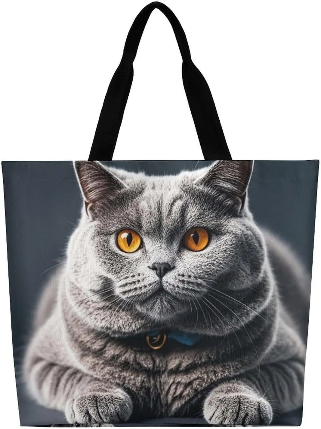 Wildlife Animal Snail Beach Bag Reusable Tote Bag Foldable Grocery Bags Women Shopping Bags for Daily Essentials