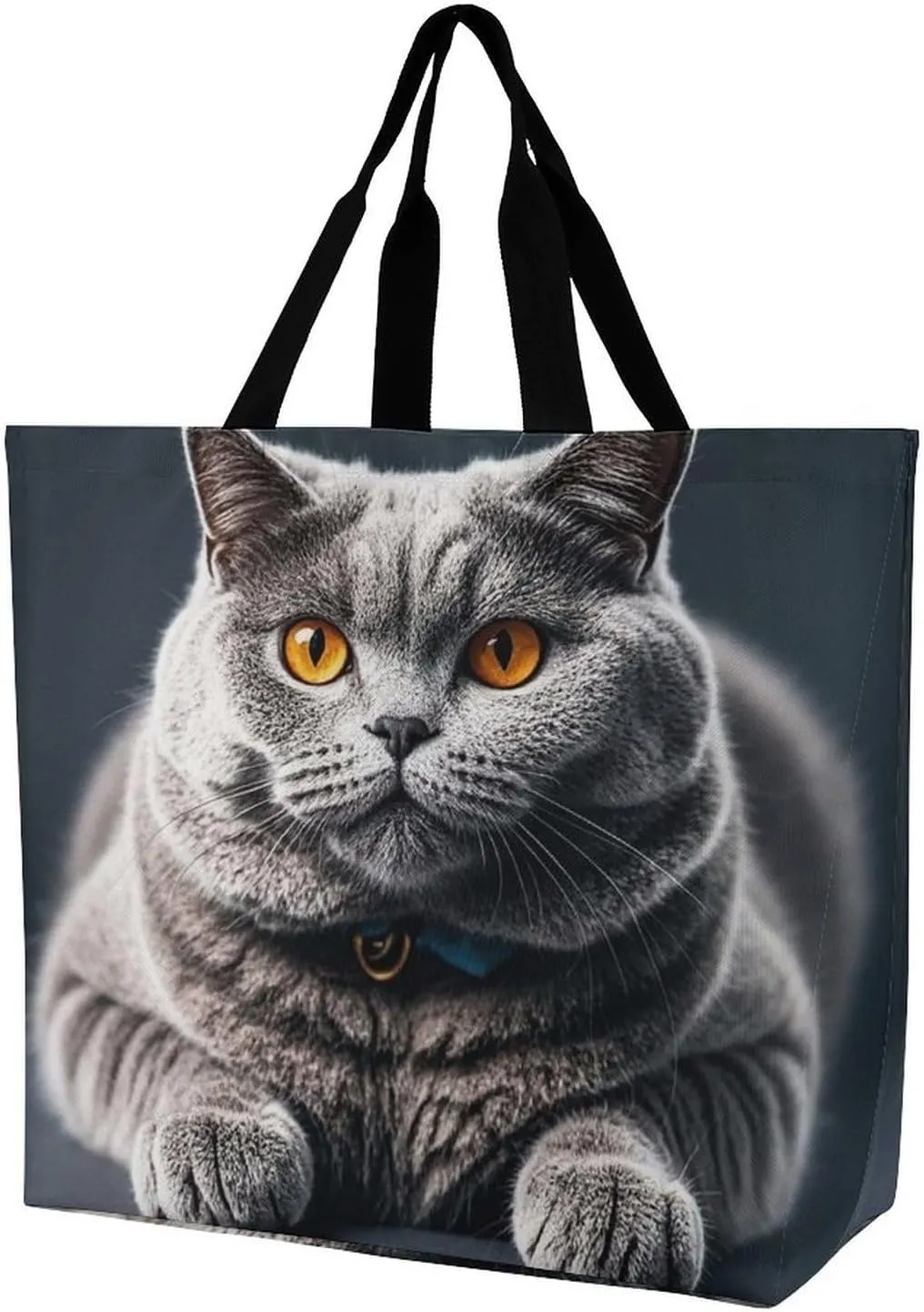 Wildlife Animal Snail Beach Bag Reusable Tote Bag Foldable Grocery Bags Women Shopping Bags for Daily Essentials