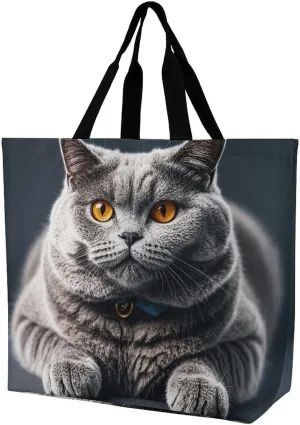 Wildlife Animal Snail Beach Bag Reusable Tote Bag Foldable Grocery Bags Women Shopping Bags for Daily Essentials