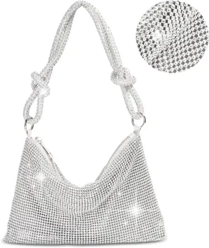 Women Gold Clutch, Rhinestone Gold Purse Wedding,Evening Clutch Purses For Women 10.2"0.4"6.69"