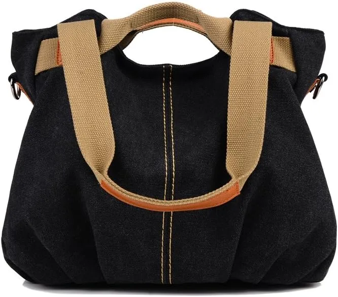 Women Ladies Bags Vintage Hobo Canvas Daily Purse Shoulder Tote Shopper Handbag