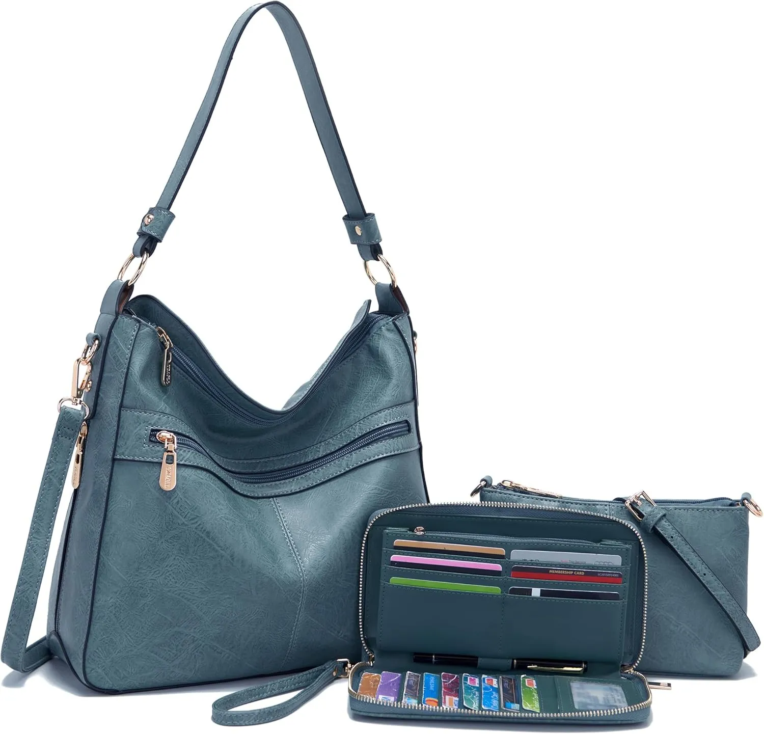 Women Large Crossbody Bags Ladies Satchel Shoulder Handbags Purse and Wallet Set for Women Totes Hobo Purses