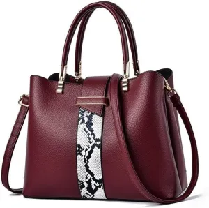 Women Top Handle Shoulder Totes Crossbody Bag With Zipper For Ladies Wristlets Messenger Bags Handbags Pu Leather