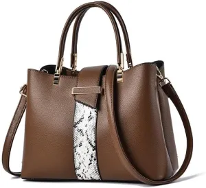 Women Top Handle Shoulder Totes Crossbody Bag With Zipper For Ladies Wristlets Messenger Bags Handbags Pu Leather
