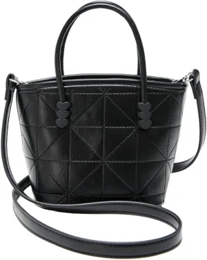 Womens Cute Shoulder Crossbody Bag Small PU Leather Totes Clutch Bucket Purse Handbag Designer Satchel