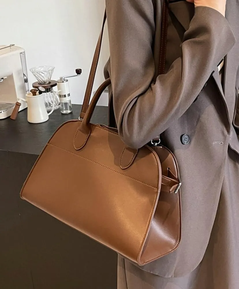 Women's Fashion Top-handle Handbag Purse Vegan Leather Shoulder Crossbody Bag Large Shell Tote Satchels